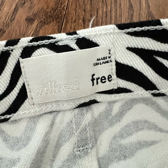 Aritzia Wilfred Free Zebra Print Skirt - Picture 4 of 6